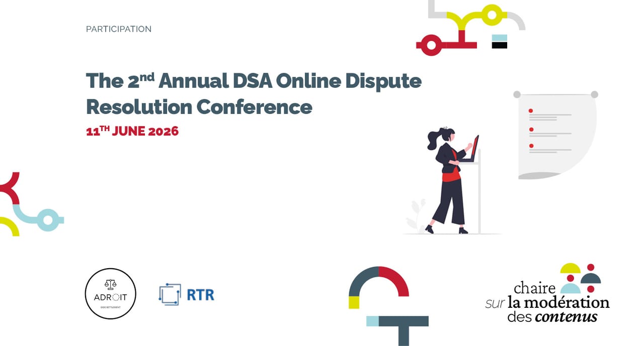 Slide of the Conference title, logos and a woman presenting