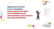 Slide avec le titre et une femme donnant un présentation
